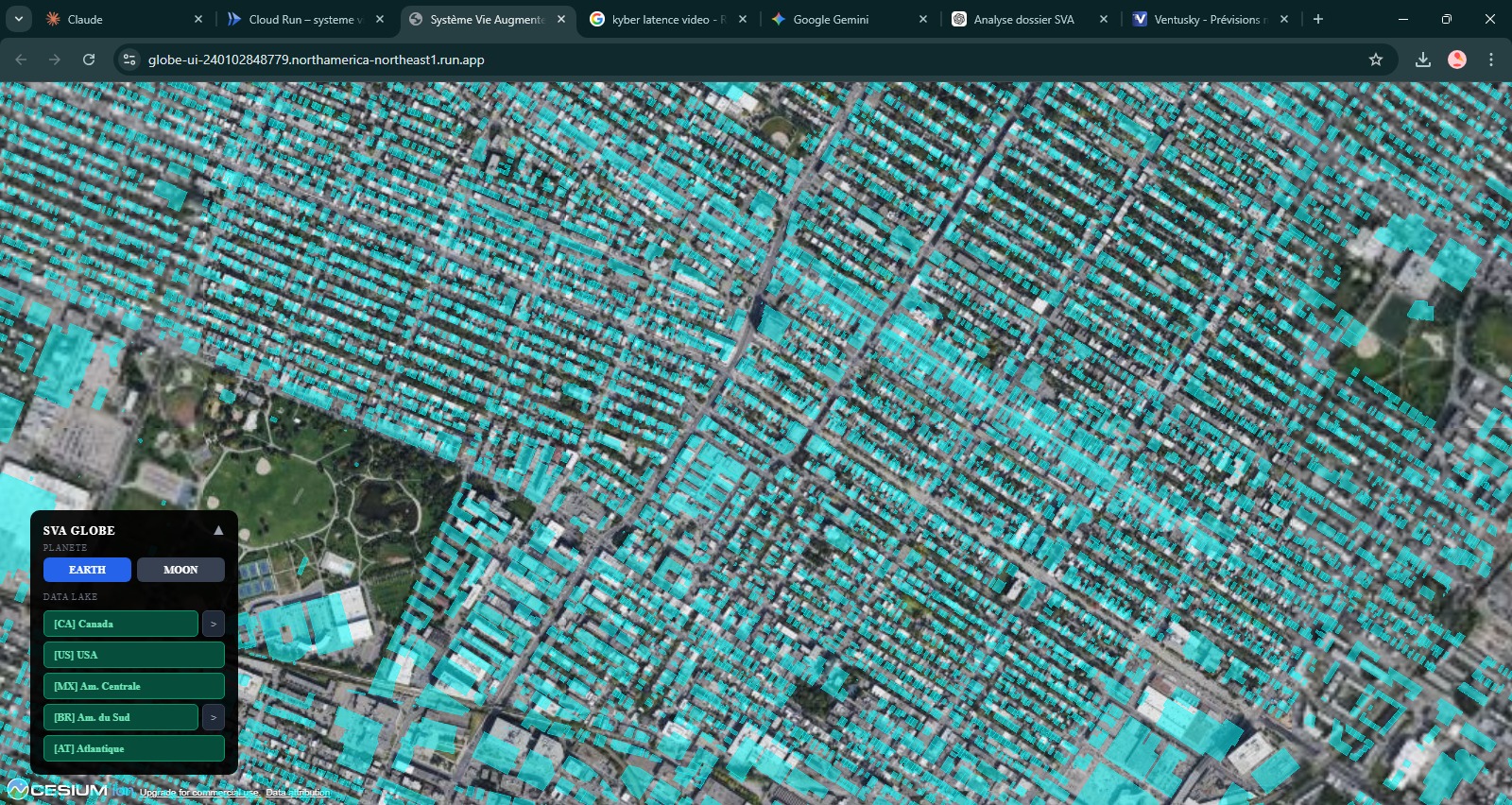 SVA mapped building layer