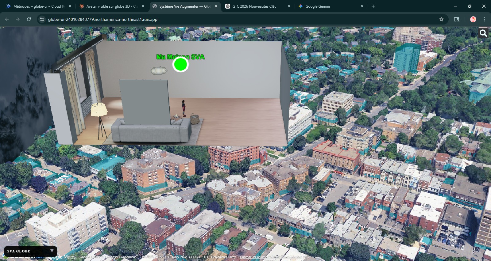 SVA live globe side panel