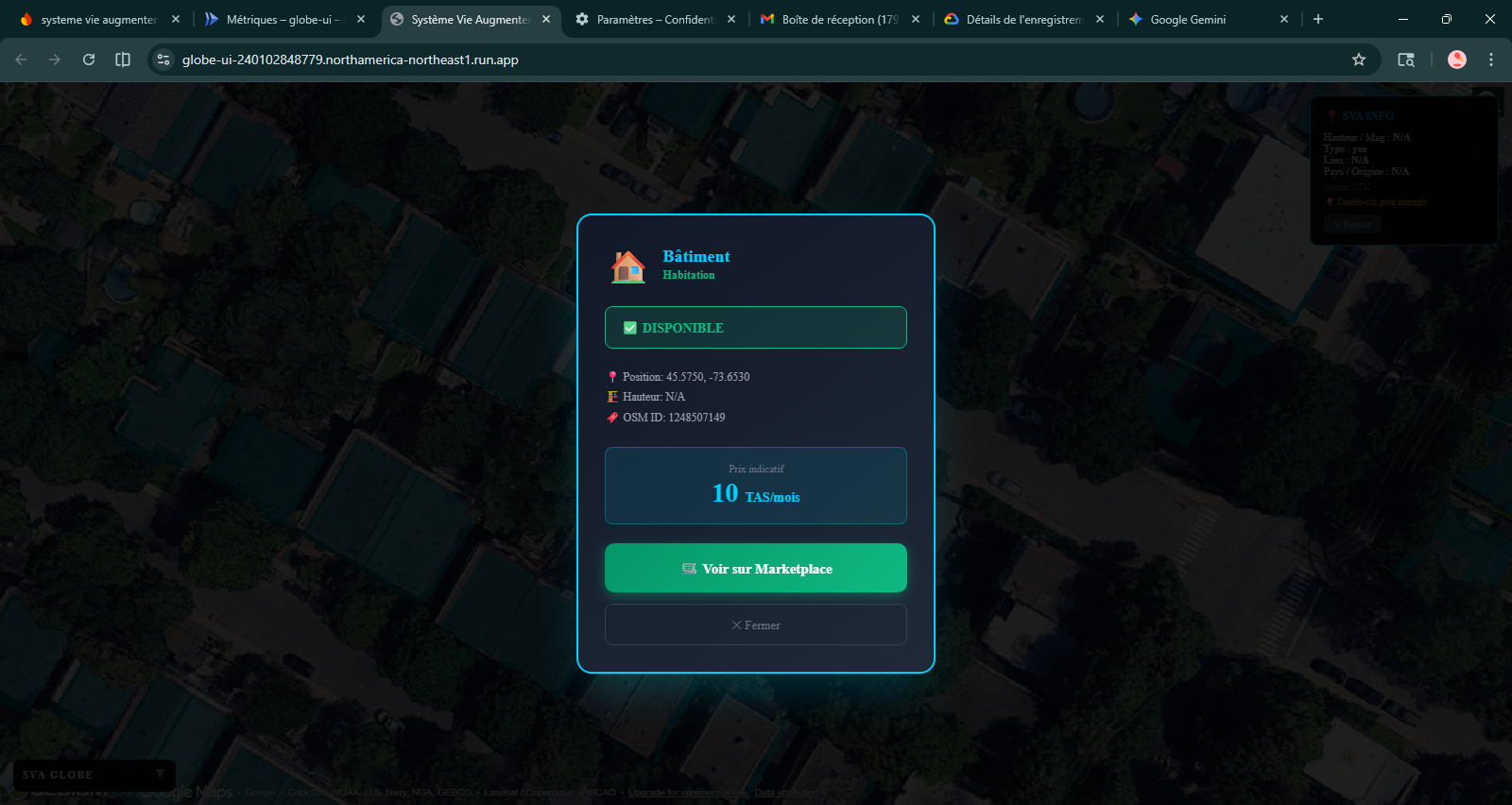SVA interior view with avatar